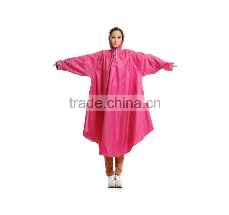 Long motorcycle rain poncho Raincoat with logo