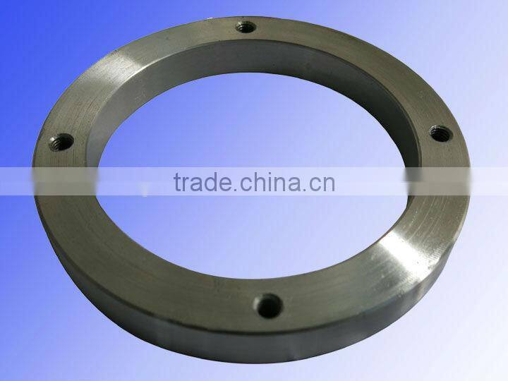 China OEM ISO901 custom made precision 4 hole steel plane flange