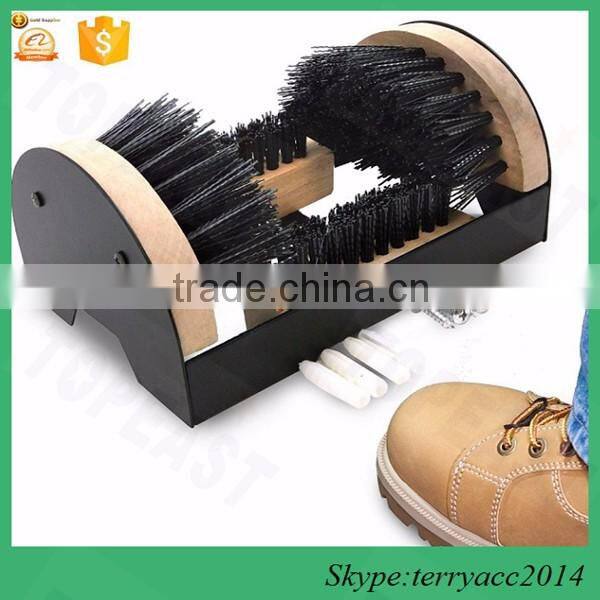 Hot sell Boot Cleaner Wood Brush Kit Scrubber Suede Shoe Sneaker Scraper