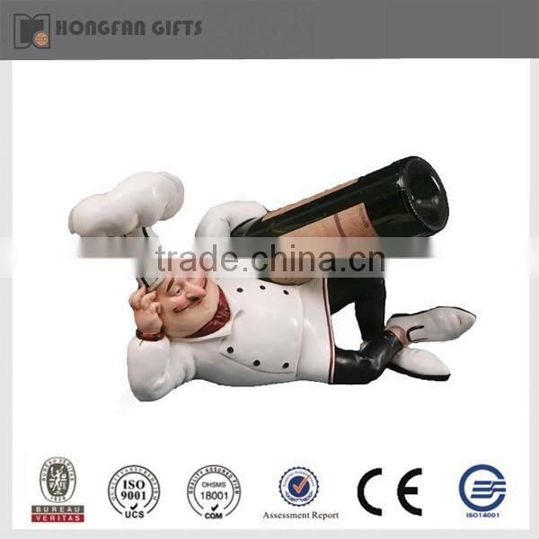 2015 new product kitchen ware decoration resin chef