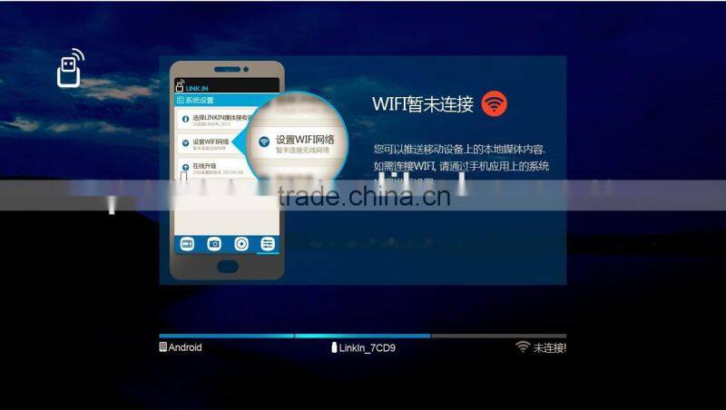 Wi-Fi air caster_T516S, supported Apple & Android 4.2.2 mirror, work for phone/pad/laptop.