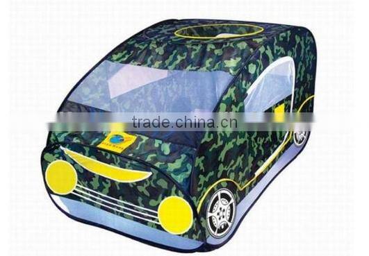 Kids toys big car pop up tunnel tent house