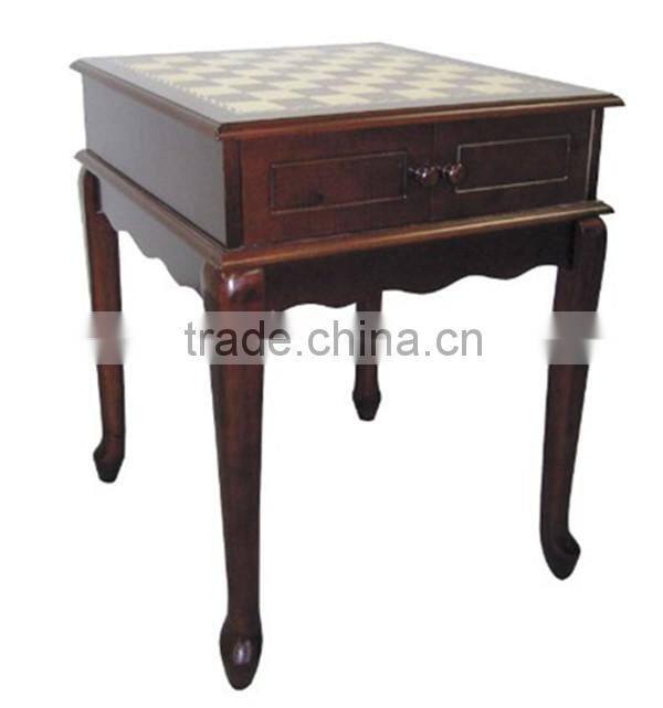 International wooden modern chess table