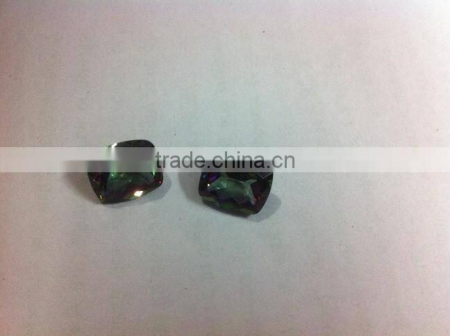 Cushions of Mystic Topaz Gemstones