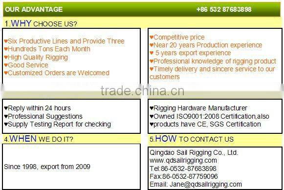 Australian type shackle painted black pin