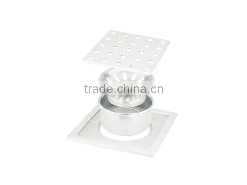 325 Square stainless steel floor drain