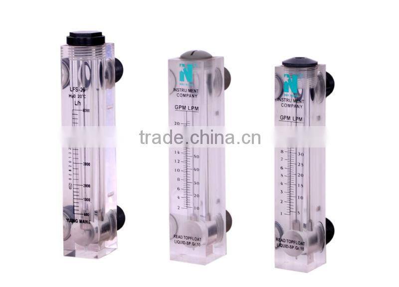 Beixing Meter Manufacturer Acrylic tube water rotameter flow meter