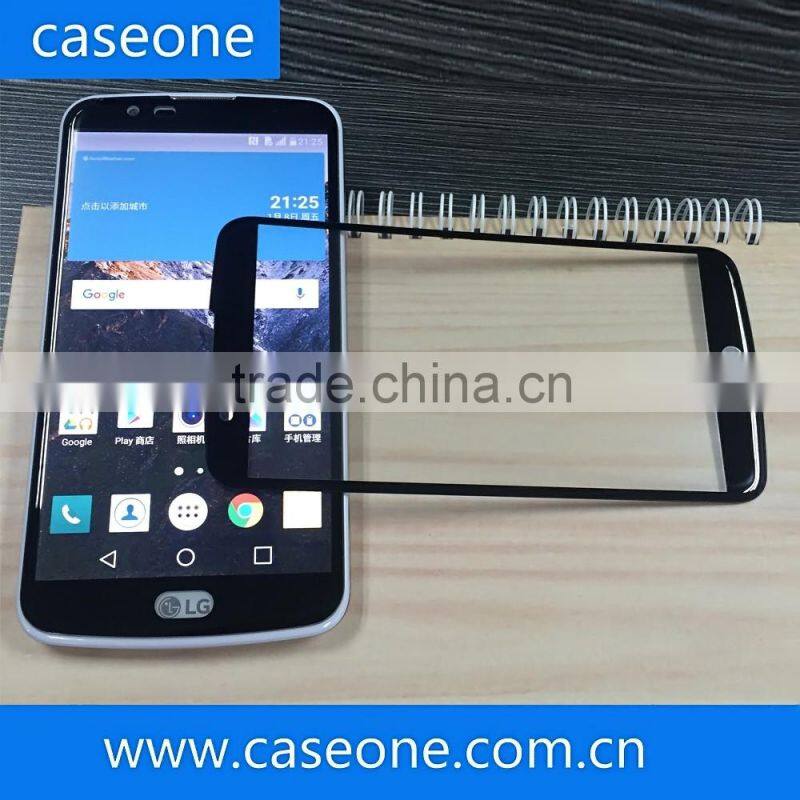 0.33mm 9H Hardness 3D Round Edge Tempered Glass Screen Protector for LG K10