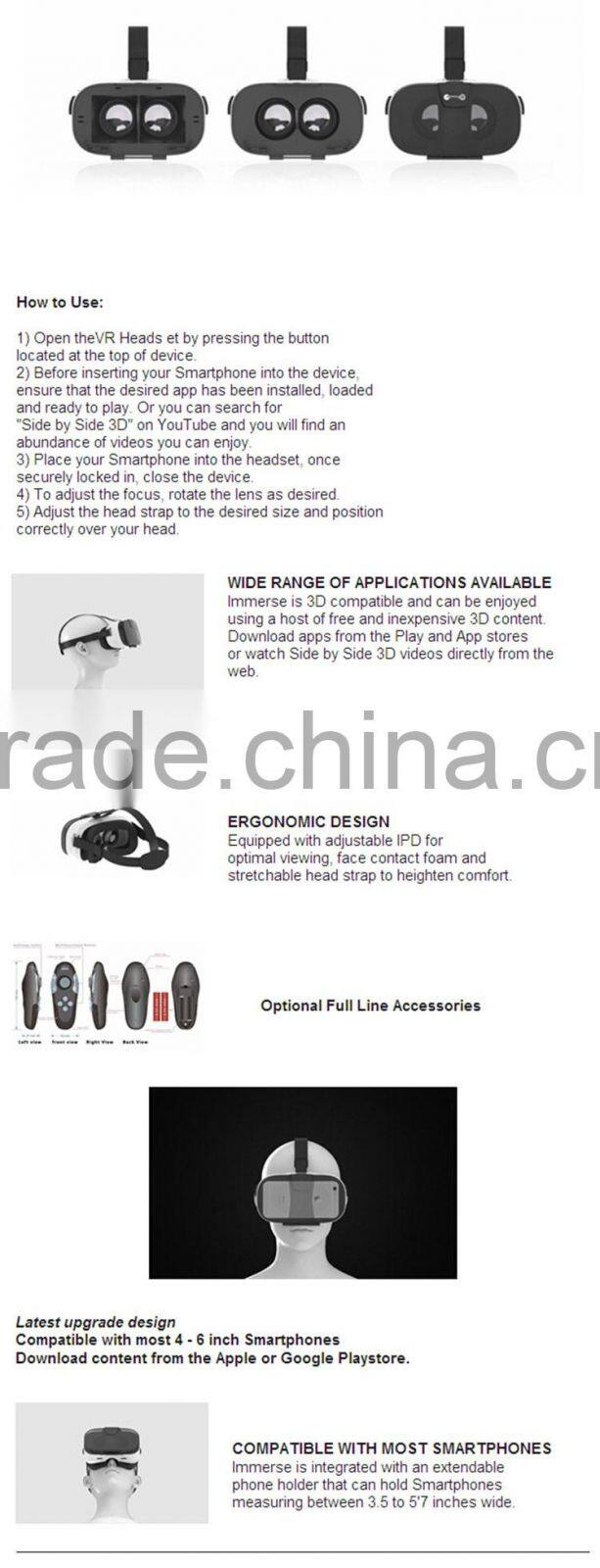 3d vr, vr case,vr box for Android and ios smart phones