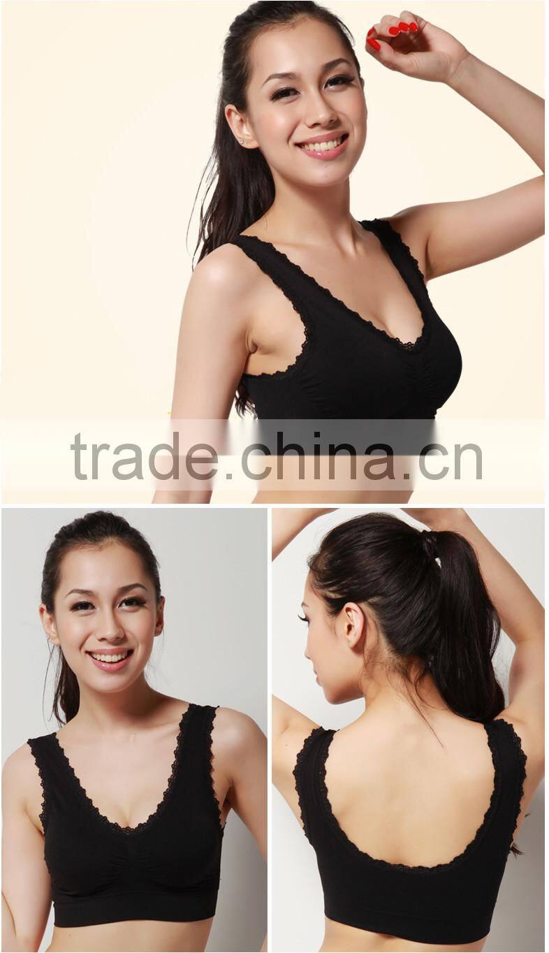 Seamless Colorful Gym Wear Sport Bra