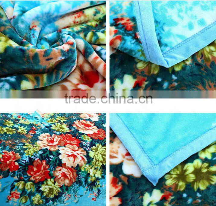 Hot sale super soft plush flannel blanket