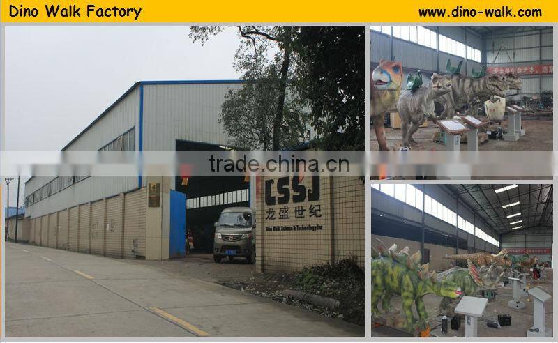 Indoor amusement park animatronic realistic T rex rides