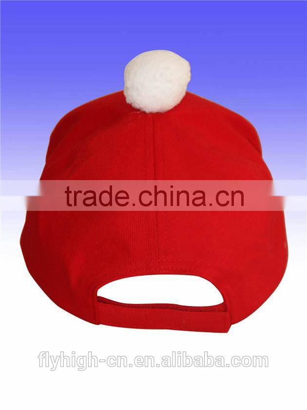 Custom Logo Red Color Cotton Fashion Cute Caps