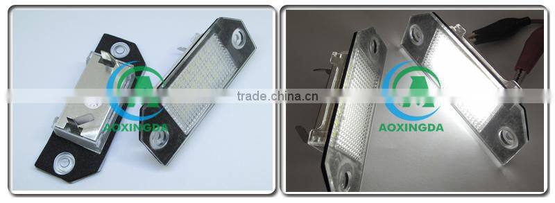 Error free LED number license plate light for Ford Focus