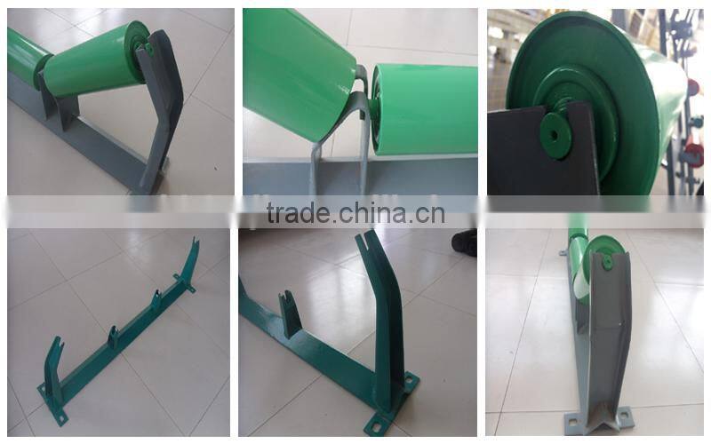 Long Lifespan Carbon Steel Troughed Bottom Trestles For Supporting Belt Conveyor Idler Roller