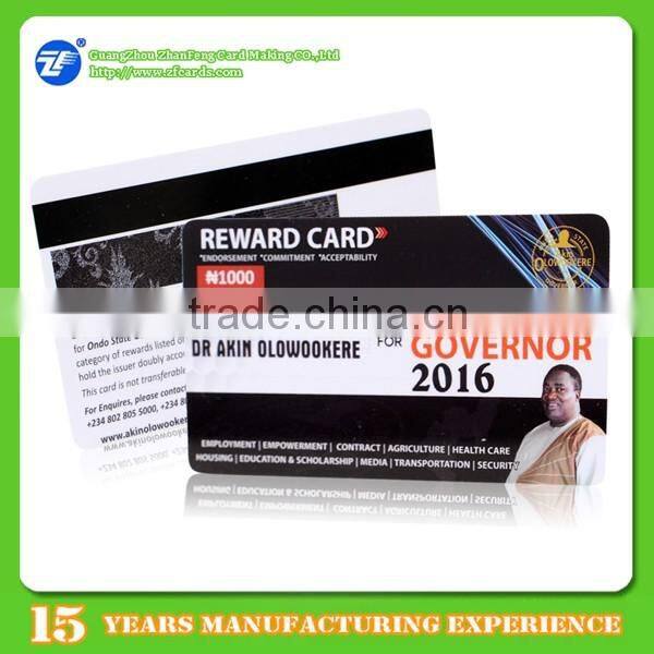 High quality PVC blank 2 track Magnetic Card