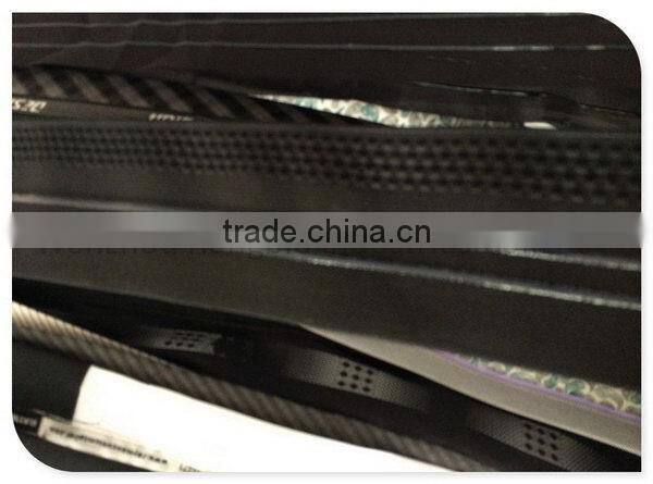 Contemporary professional blue waist bag with lining