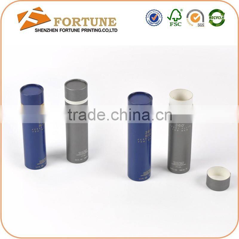 Wholesale kraft paper packaging round tube paper packaging box