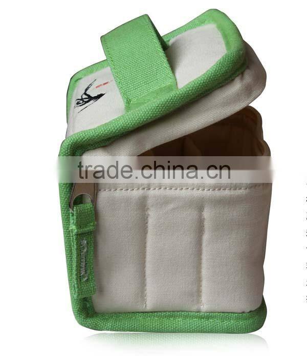 2015 hot sale minimalist canvas simple Smart women Makeup Bags