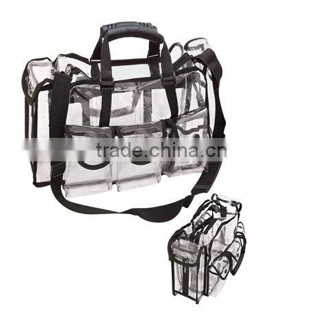 Promotional newest cosmetic traveling pvc transparent bag
