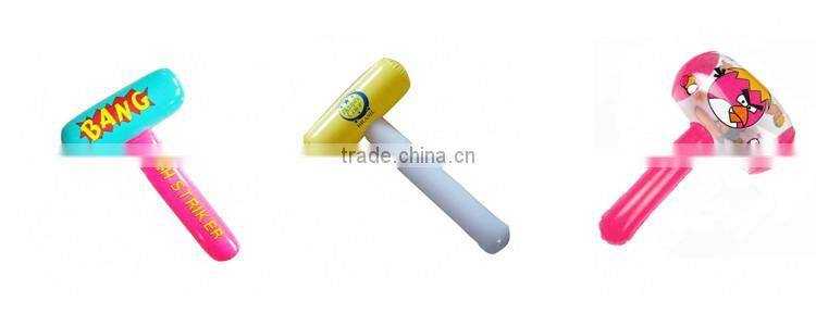 wholesale plastic inflatable party hammer for fun