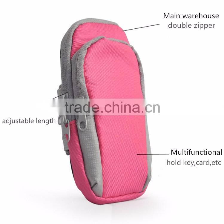 New style best selling customer armband cell phone armband canvas running armband
