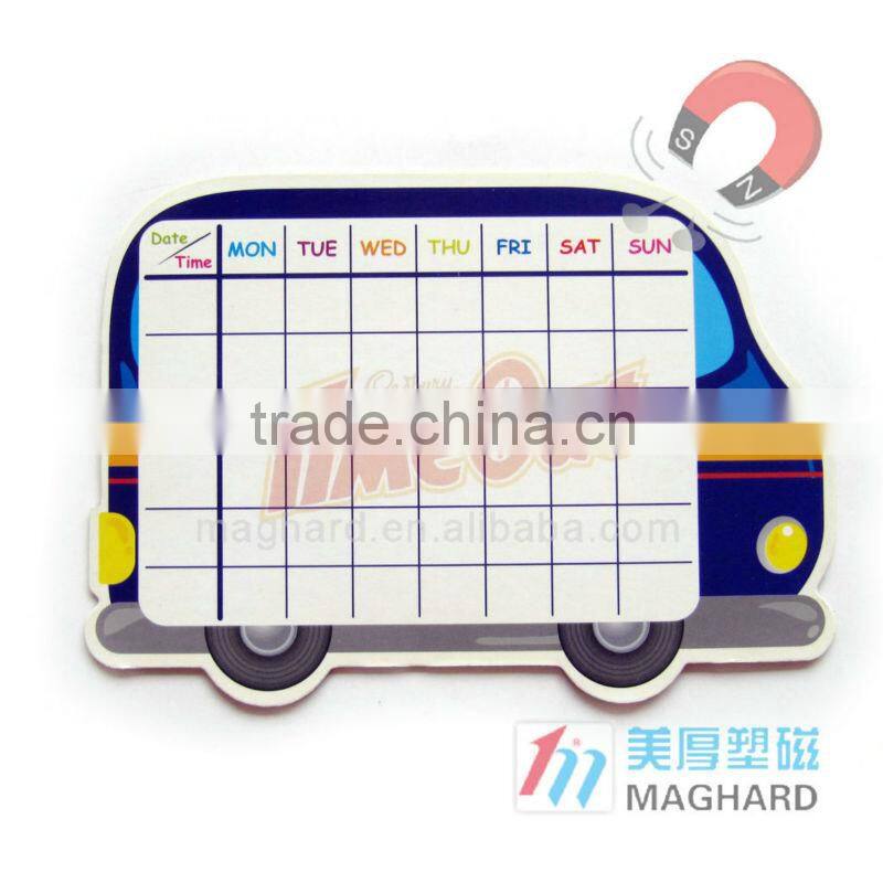 dry wipe writable fridge refrigerator magnet memo board