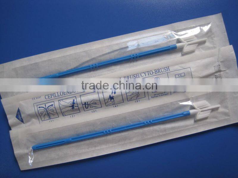 20mm length Medical Cervical Cytology Brush of different colors
