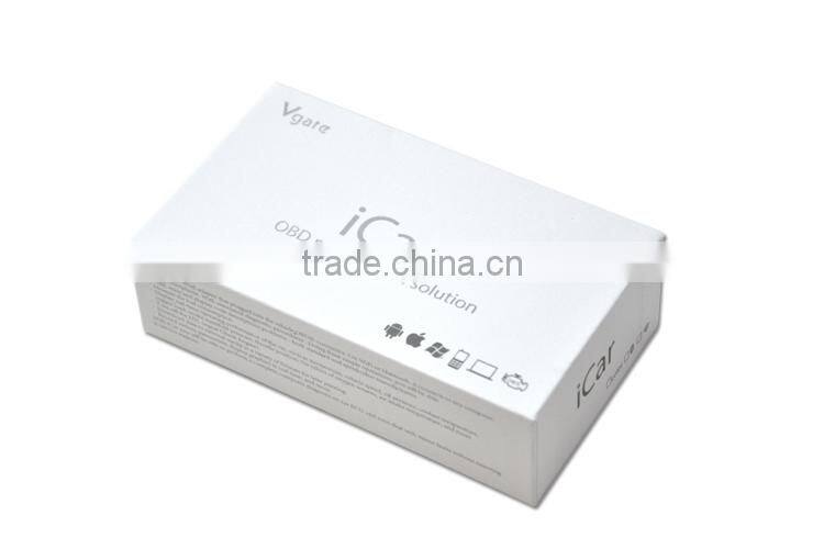 2015 New Arrival Vgate iCar2 WiFi ELM 327 OBD2 Diagnostic Interface Elm327 iCar 2 Wi-fi For IOS&AndroID 8 Colors Available