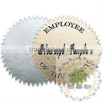 Custom letters handle grips metal embossed logo