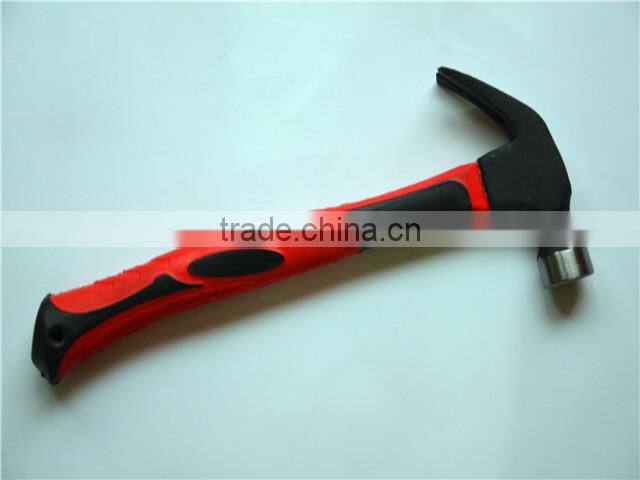 High Quality Claw Hammer (rubber &wooden handle) hand tools garden hammer