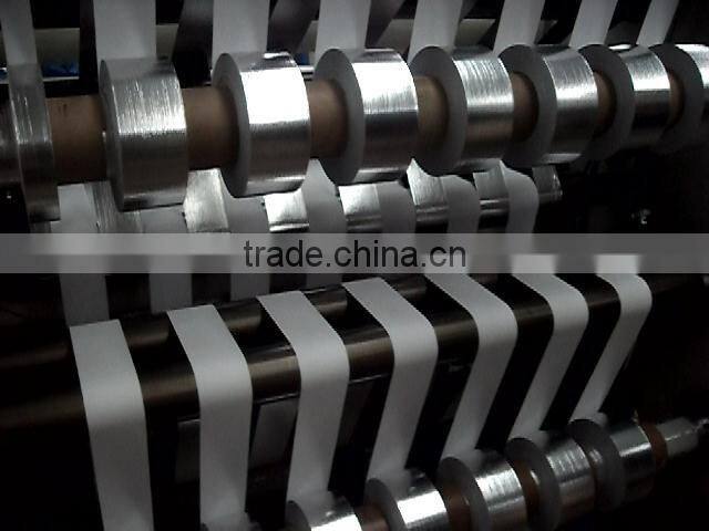 PLC controlled high speed roll material slitting and rewinding machine for adhesive tape, PVC, OPP, PET