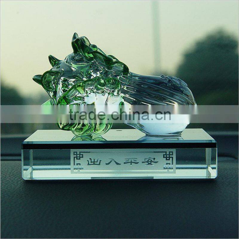 wholesale empty refillable glass crystal cheaper car perfume bottle