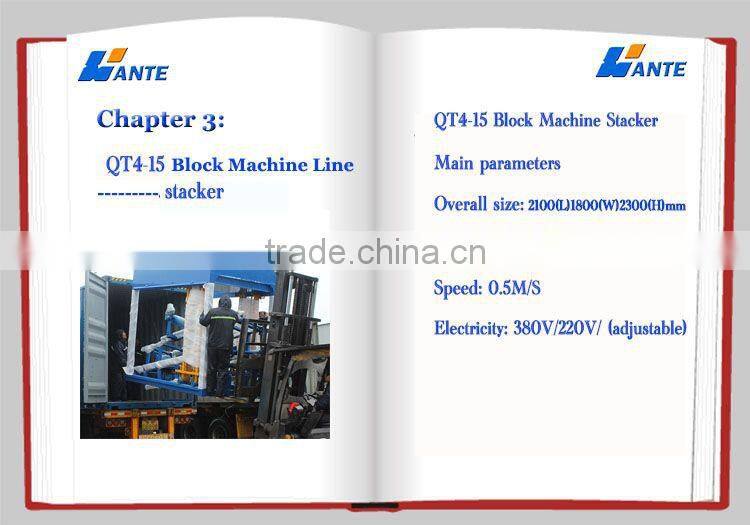 QT4-15 High quality italy automatic concrete block making machine price