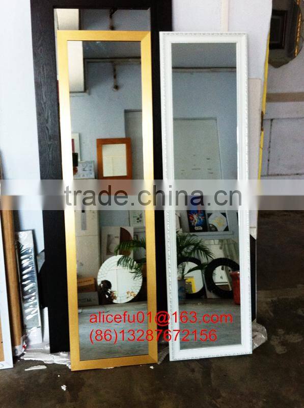 antique golden framed wall mirror, large wall mounted dressing mirror