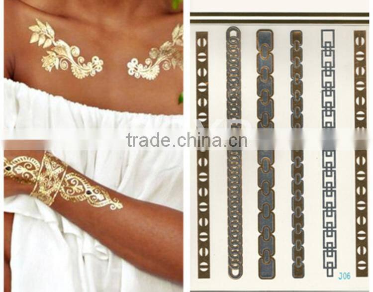 Beauty water transfer customized temporary tattoo sticker