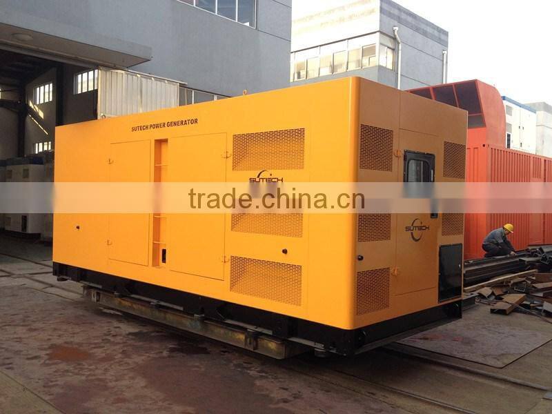 100% new 1000Kva silent diesel generator sets 60HZ, powered by Cummins KTA38-G4 engine