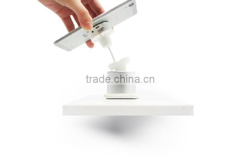 Showhi phone display product security stand for exhibitions with internal cable HSE7300