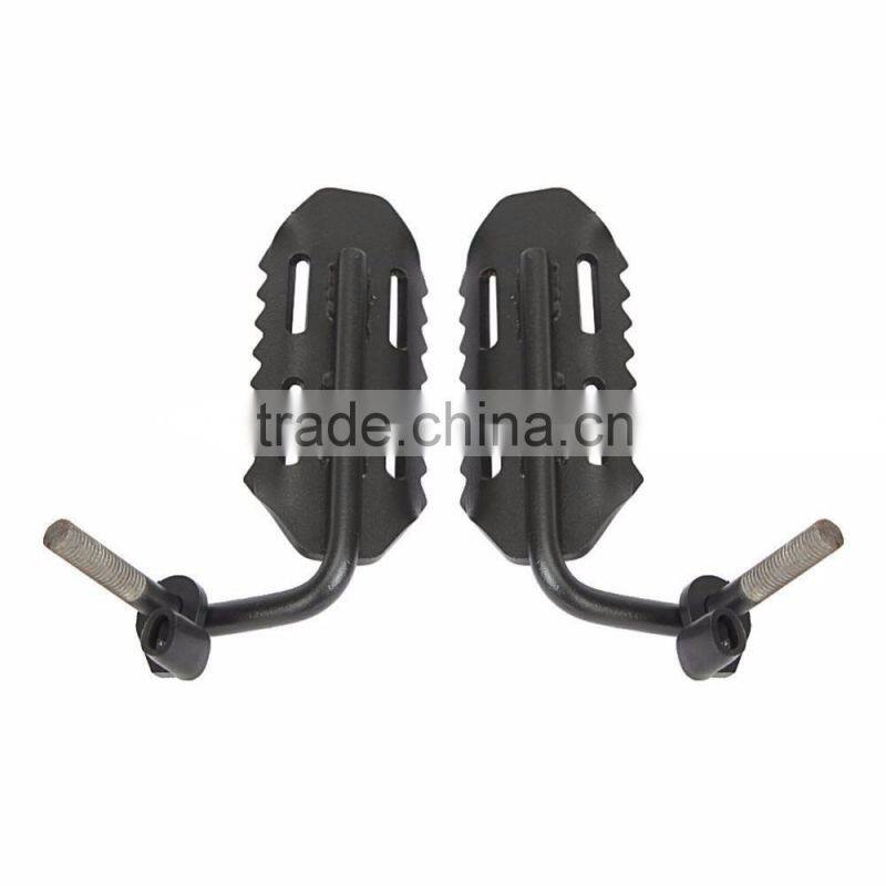 A Pair of Foot Pegs For 2007-2016 Jeep Wrangler JK & Unlimited Black