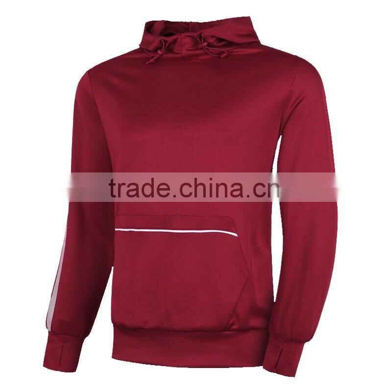 custom blank high quality grey cotton sport hoody