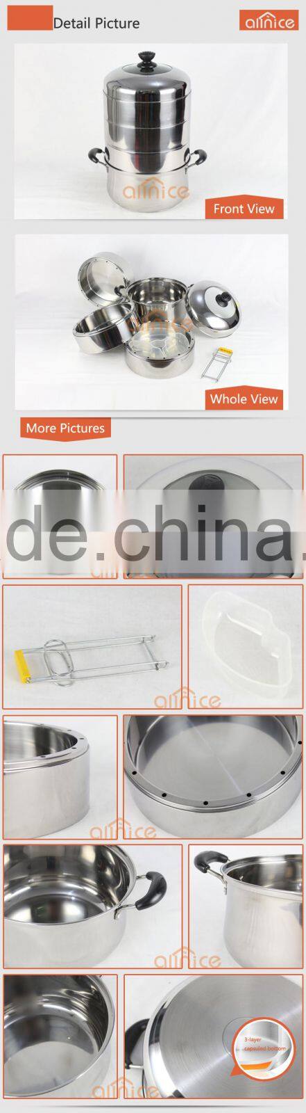 18/0 High quality stainless steel energy-saving cooking pot