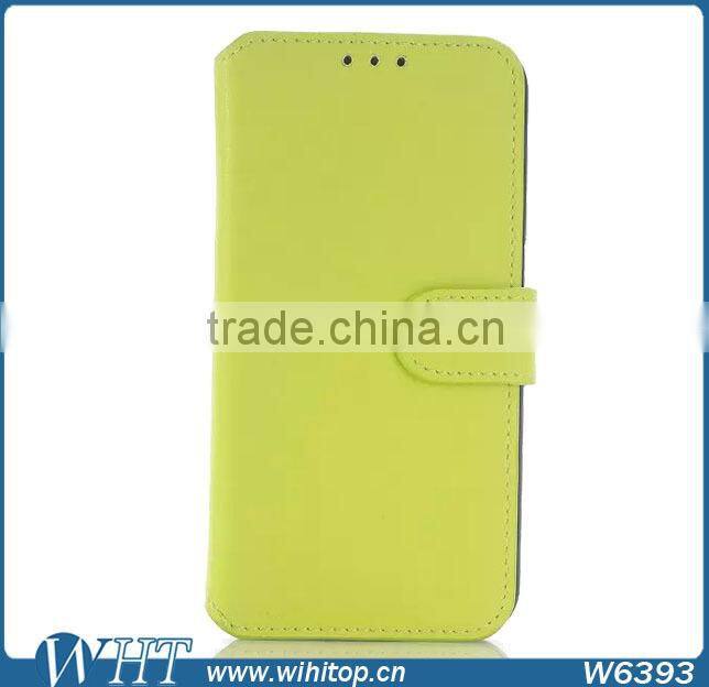 Korean Fashion Style Case Wallet Card Slot Case for Samsung Galaxy S6 , 6 colors optional