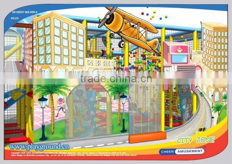 Cheer Amusement modern city indoor soft playground