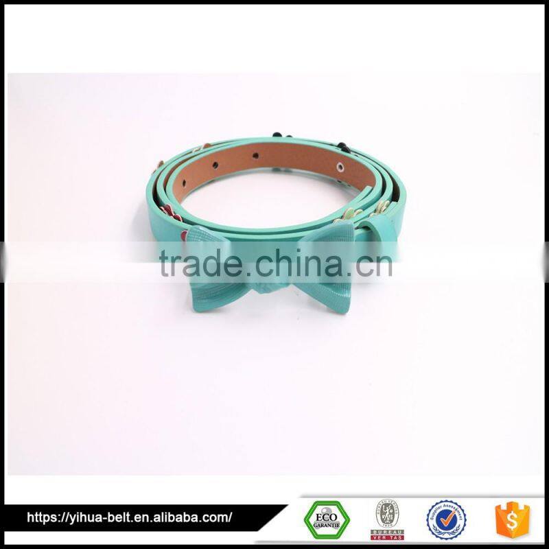 Decorative waist belt ladies gold metal belt