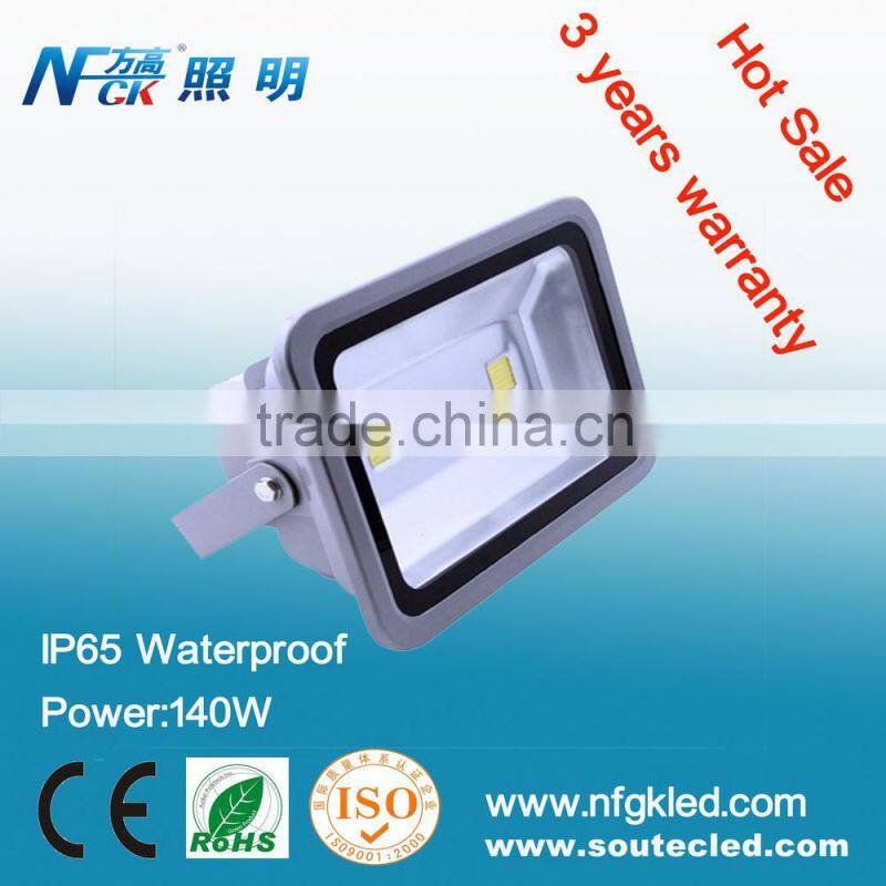 Outdoor IP65 140w LED Flood Lamps with CE RoHS Approved
