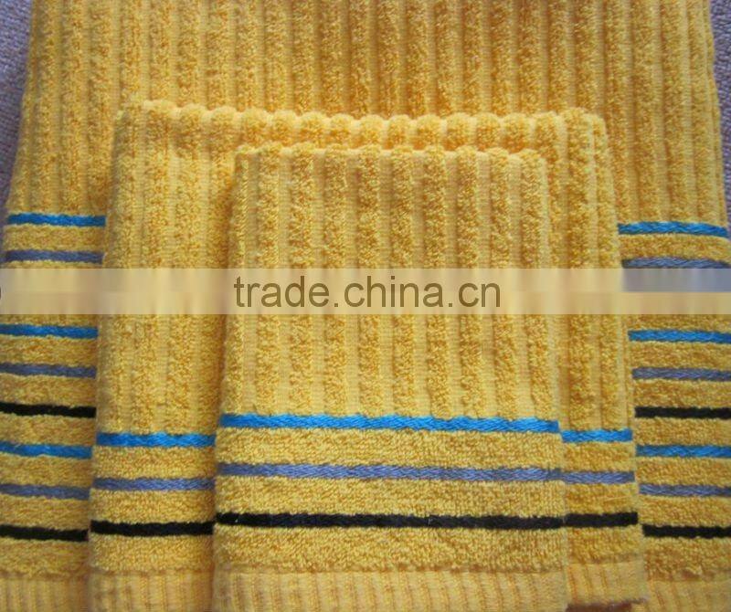 Bamboo+Cotton Dobby Solid Towel