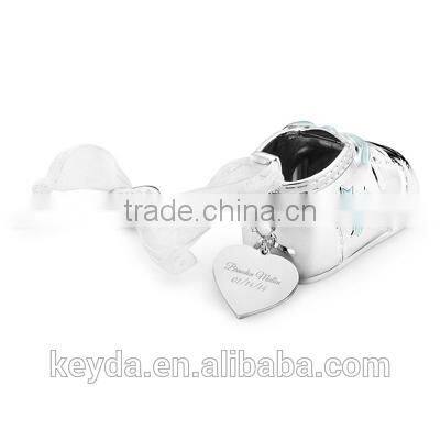 metal Baby shoes Christmas ornaments