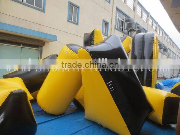 2015 inflatable bunker walls game/ inflatable air bunker paintball arena