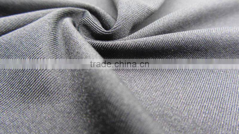 Nylon high elastic black color 150g lycra fabric spandex