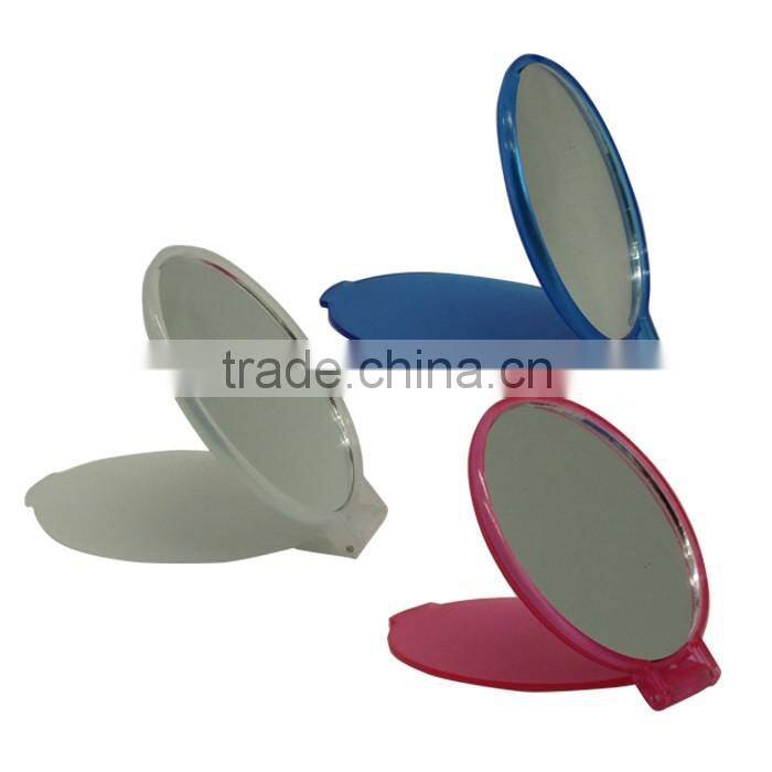 foldable plastic single side compact mirror pocket mirror